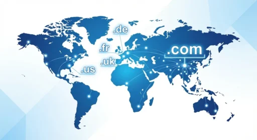ccTLD vs gTLD Domain Strategy World Map